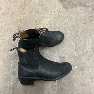 Blundstone heels Black Leather Chelsea Boots
